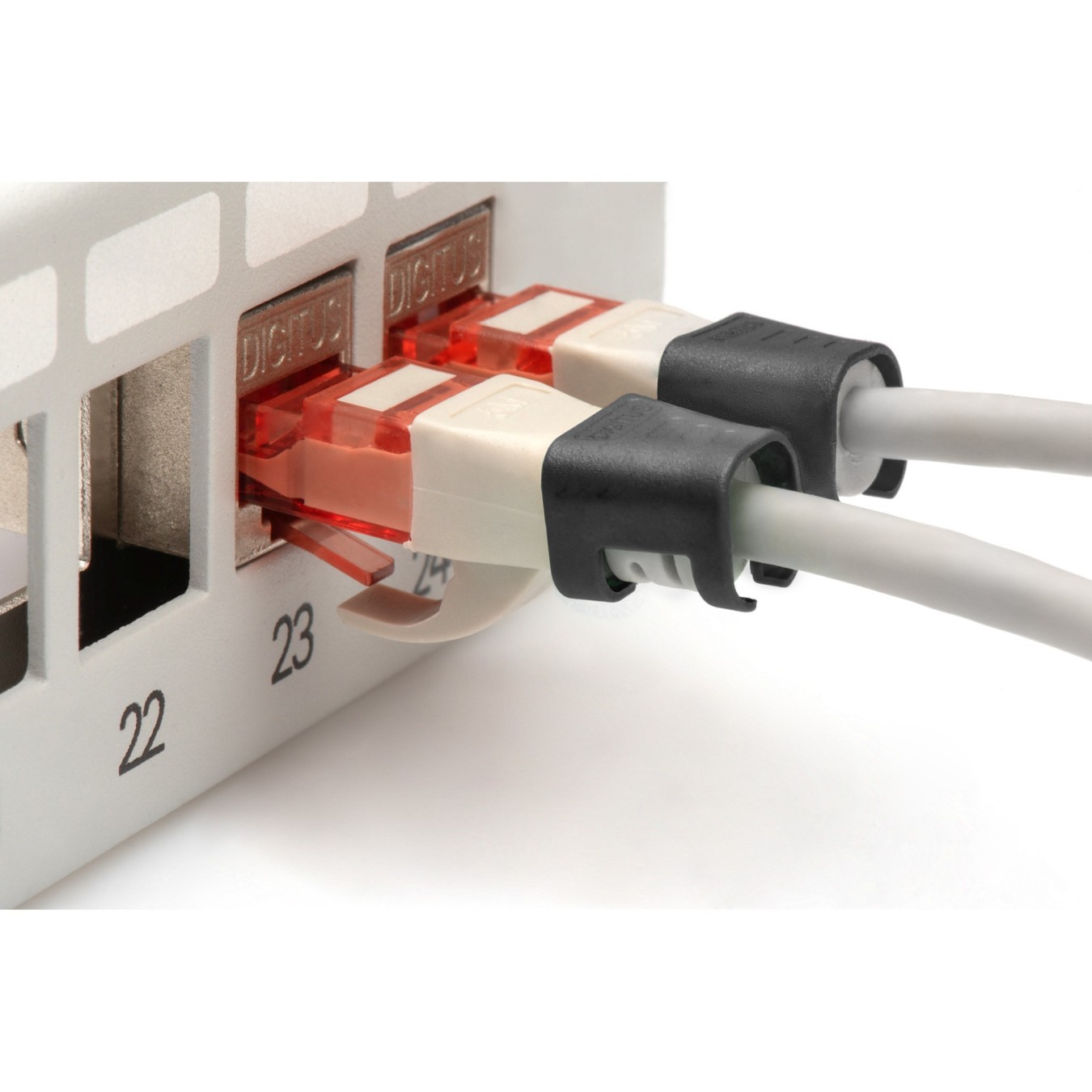 Color Coding Clips for RJ45 Patch Cables - 100 pcs - Black — Buy in Cyprus with Fast Delivery