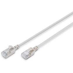 Buy DIGITUS Patch Cable Cat6A FTP Slim 1.00m Gray in Cyprus, Nicosia, Limassol, Larnaka, Pafos