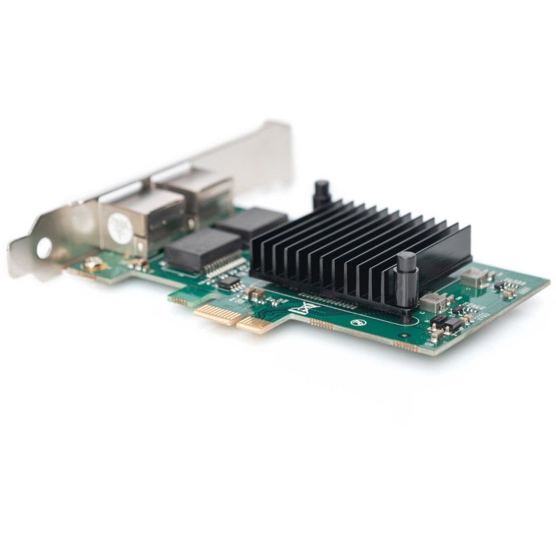 Buy Digitus 2-Port Gigabit Ethernet PCIe Card - Intel 82575EB, Internal, 2x RJ-4... in Cyprus, Nicosia, Limassol, Larnaka, Pafos