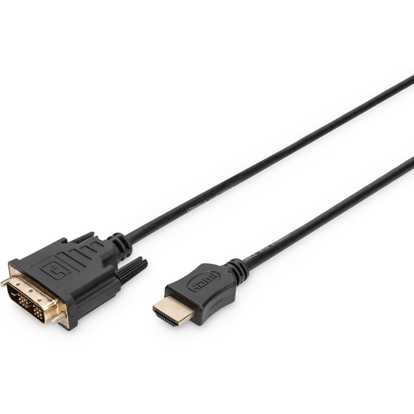DIGITUS HDMI to DVI Cable - 2 m - Black — Buy in Cyprus with Fast Delivery