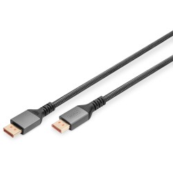 Buy Digitus DisplayPort Cable - 1 m, DP 2.1, 16K, Black, Shielded, Gold-plated in Cyprus, Nicosia, Limassol, Larnaka, Pafos