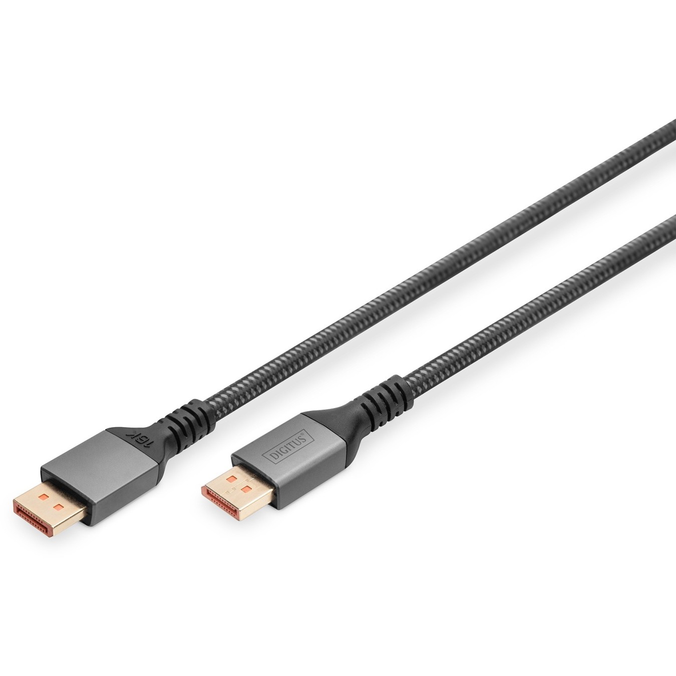 Digitus DisplayPort Cable - 1 m, DP 2.1, 16K, Black, Shielded, Gold-plated — Buy in Cyprus with Fast Delivery