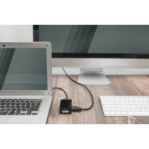 DIGITUS DisplayPort to HDMI/DVI-D/VGA Cable - 0.2m - Black - Plug & Play — Buy in Cyprus with Fast Delivery
