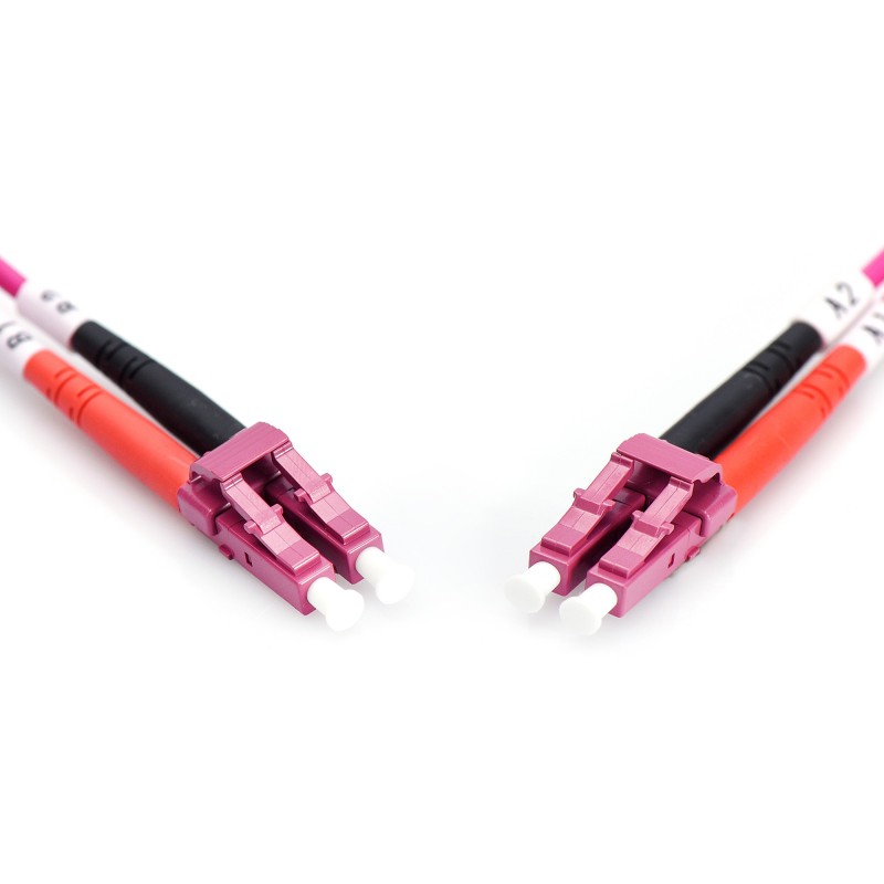 Buy DIGITUS LC-LC Patch Cable - 7 m - OM4 Multimode Duplex, Violet in Cyprus, Nicosia, Limassol, Larnaka, Pafos