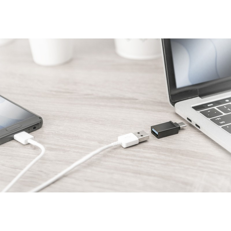 Buy DIGITUS USB Type-C Adapter - USB-C to USB-A Female - Black in Cyprus, Nicosia, Limassol, Larnaka, Pafos