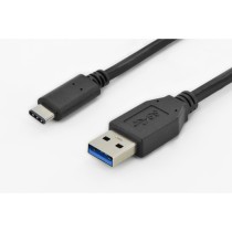 DIGITUS USB 3.0 Type-C to USB-A Cable - 1 m - Black — Buy in Cyprus with Fast Delivery