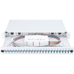 Buy DIGITUS LWL Splice Box 1U - Grey, 24x LC, OS2 in Cyprus, Nicosia, Limassol, Larnaka, Pafos