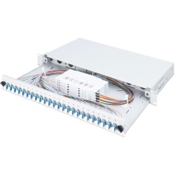 Buy DIGITUS LWL Splice Box 1U - Grey, 24x LC, OS2 in Cyprus, Nicosia, Limassol, Larnaka, Pafos