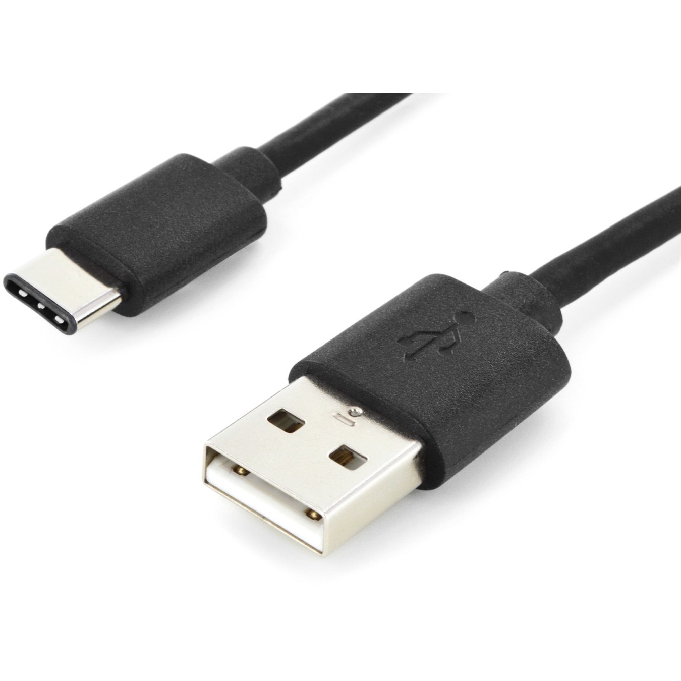 DIGITUS USB 2.0 USB-C to USB-A Cable - 1.0 m - Black Stainless Steel — Buy in Cyprus with Fast Delivery