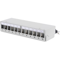 Buy DIGITUS Patchpanel 1HE 12-Port Modular Desktop gray - 1U, 12-Port Patch Panel in Cyprus, Nicosia, Limassol, Larnaka, Pafos
