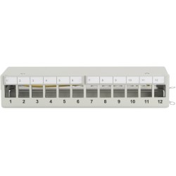 Buy DIGITUS Patchpanel 1HE 12-Port Modular Desktop gray - 1U, 12-Port Patch Panel in Cyprus, Nicosia, Limassol, Larnaka, Pafos