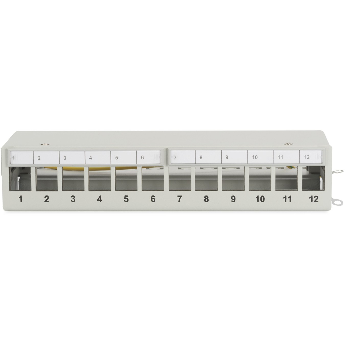 DIGITUS Patchpanel 1HE 12-Port Modular Desktop gray - 1U, 12-Port Patch Panel — Buy in Cyprus with Fast Delivery
