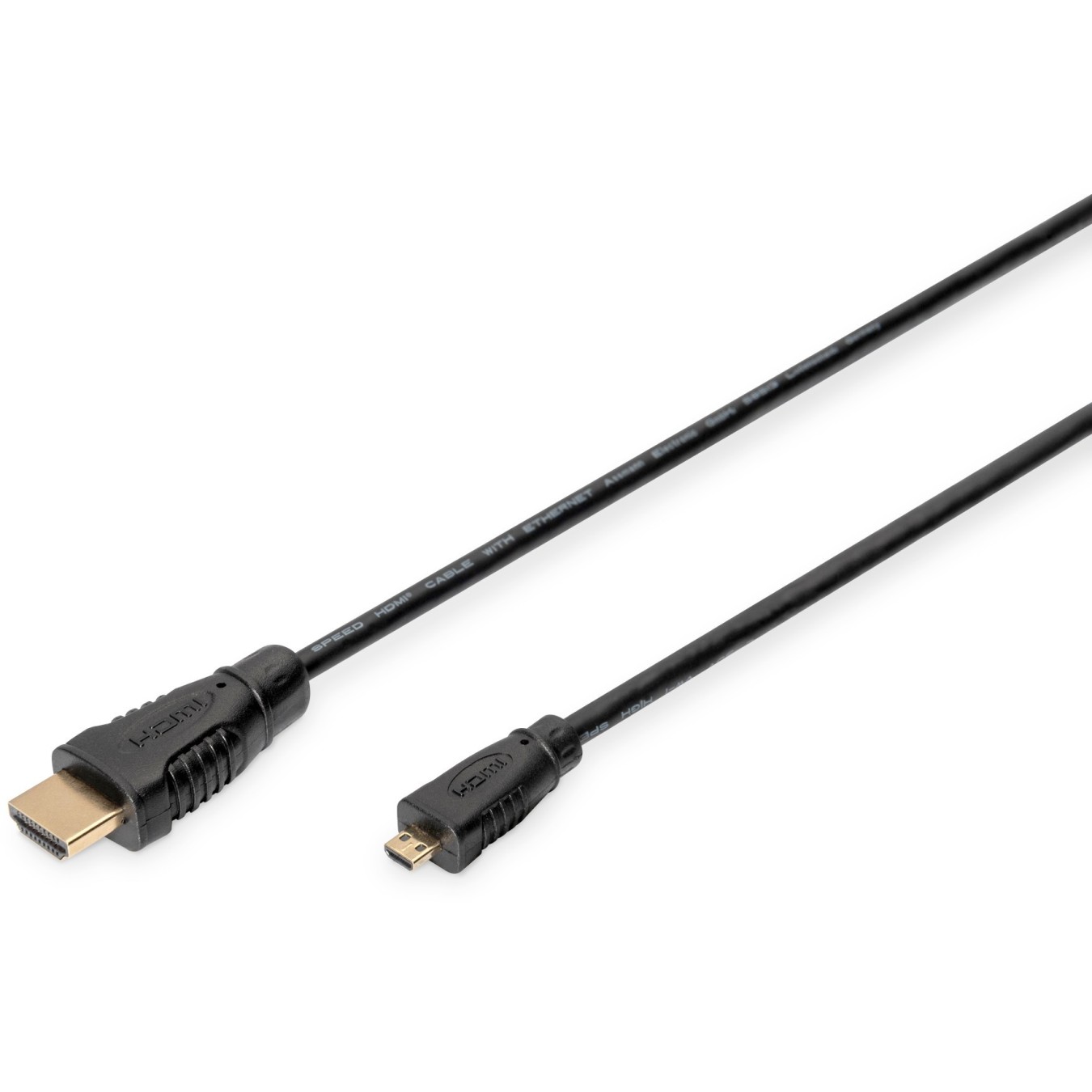 DIGITUS HDMI High Speed with Ethernet Cable - 1 m - Black — Buy in Cyprus with Fast Delivery