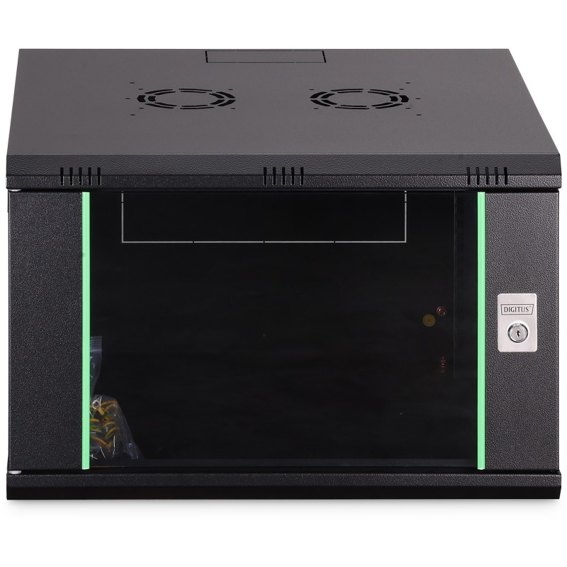 Buy DIGITUS Wall-Mount Cabinet Dynamic 7HE 385x600x600mm Black - Wall Mount Rack in Cyprus, Nicosia, Limassol, Larnaka, Pafos