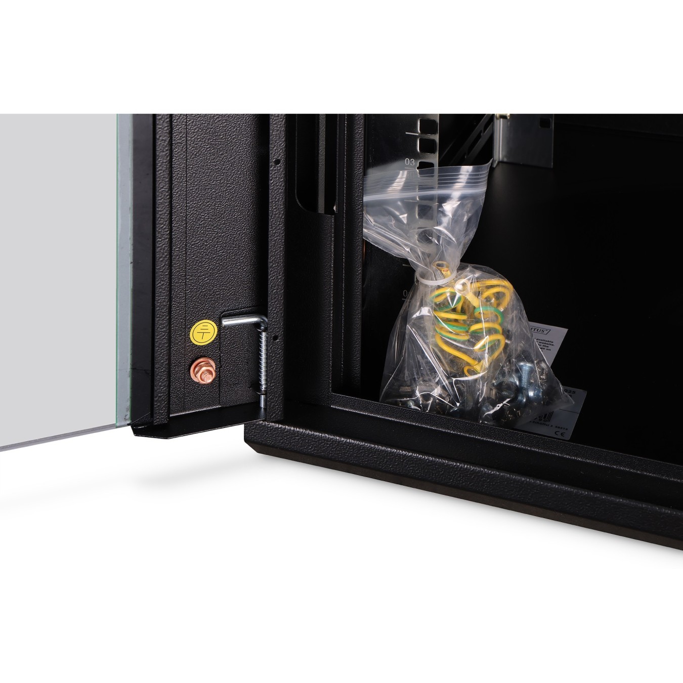 DIGITUS Wall-Mount Cabinet Dynamic 7HE 385x600x600mm Black - Wall Mount Rack — Buy in Cyprus with Fast Delivery