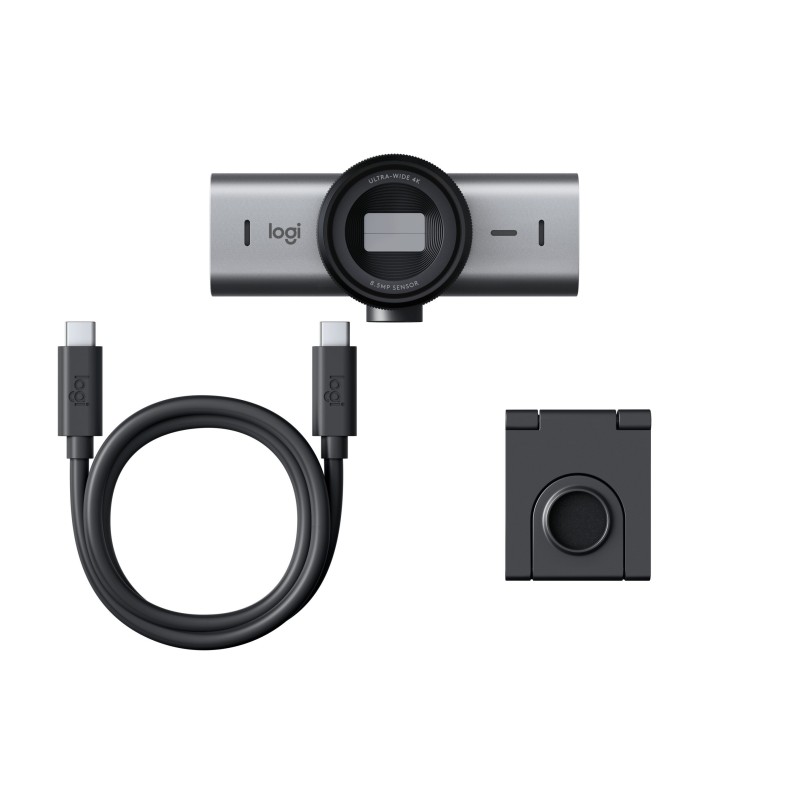 Logitech MX Brio 705 Business - 960-001530 - 4K 60fps Webcam, Autofocus, Privacy Shutter, Graphite (Boxed)