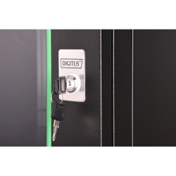 Buy DIGITUS Wall-Mount Cabinet Dynamic 7HE 385x600x600mm Black - Wall Mount Rack in Cyprus, Nicosia, Limassol, Larnaka, Pafos