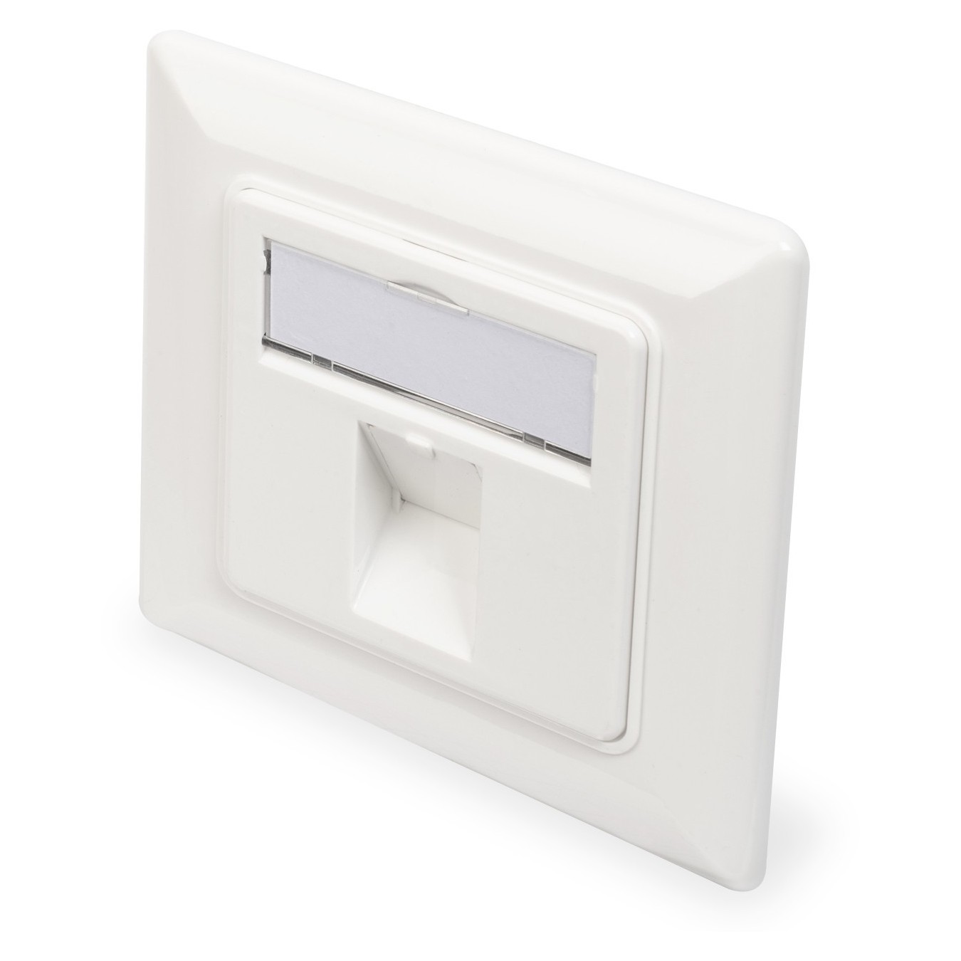 DIGITUS Leerdose Keystone Module Frame 80x80 mm + Central Piece - Blank 80x80 frame — Buy in Cyprus with Fast Delivery