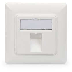 Buy DIGITUS Leerdose Keystone Module Frame 80x80 mm + Central Piece - Blank 80x8... in Cyprus, Nicosia, Limassol, Larnaka, Pafos