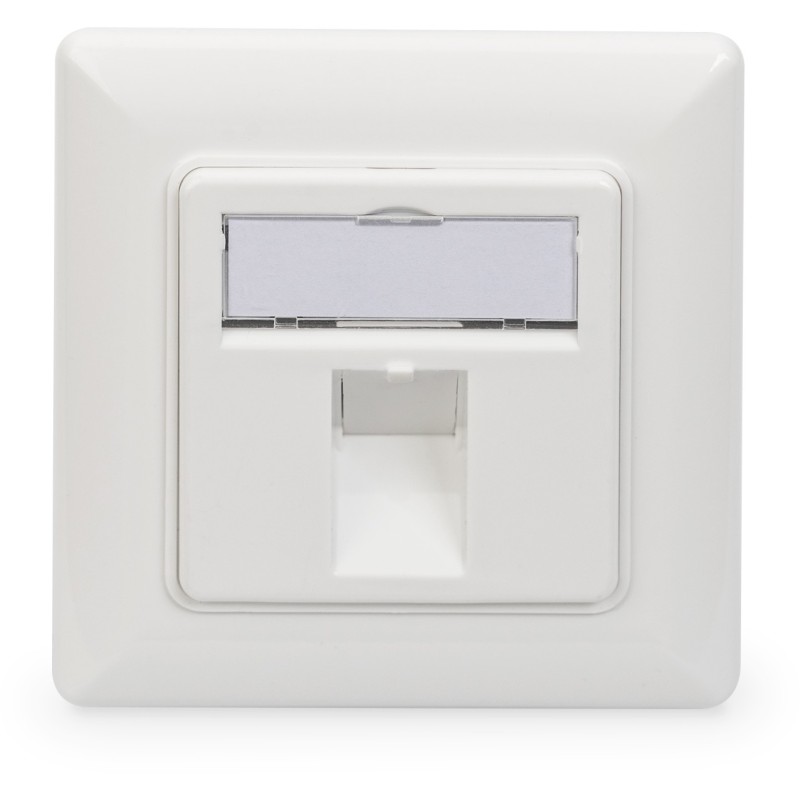 Buy DIGITUS Leerdose Keystone Module Frame 80x80 mm + Central Piece - Blank 80x8... in Cyprus, Nicosia, Limassol, Larnaka, Pafos