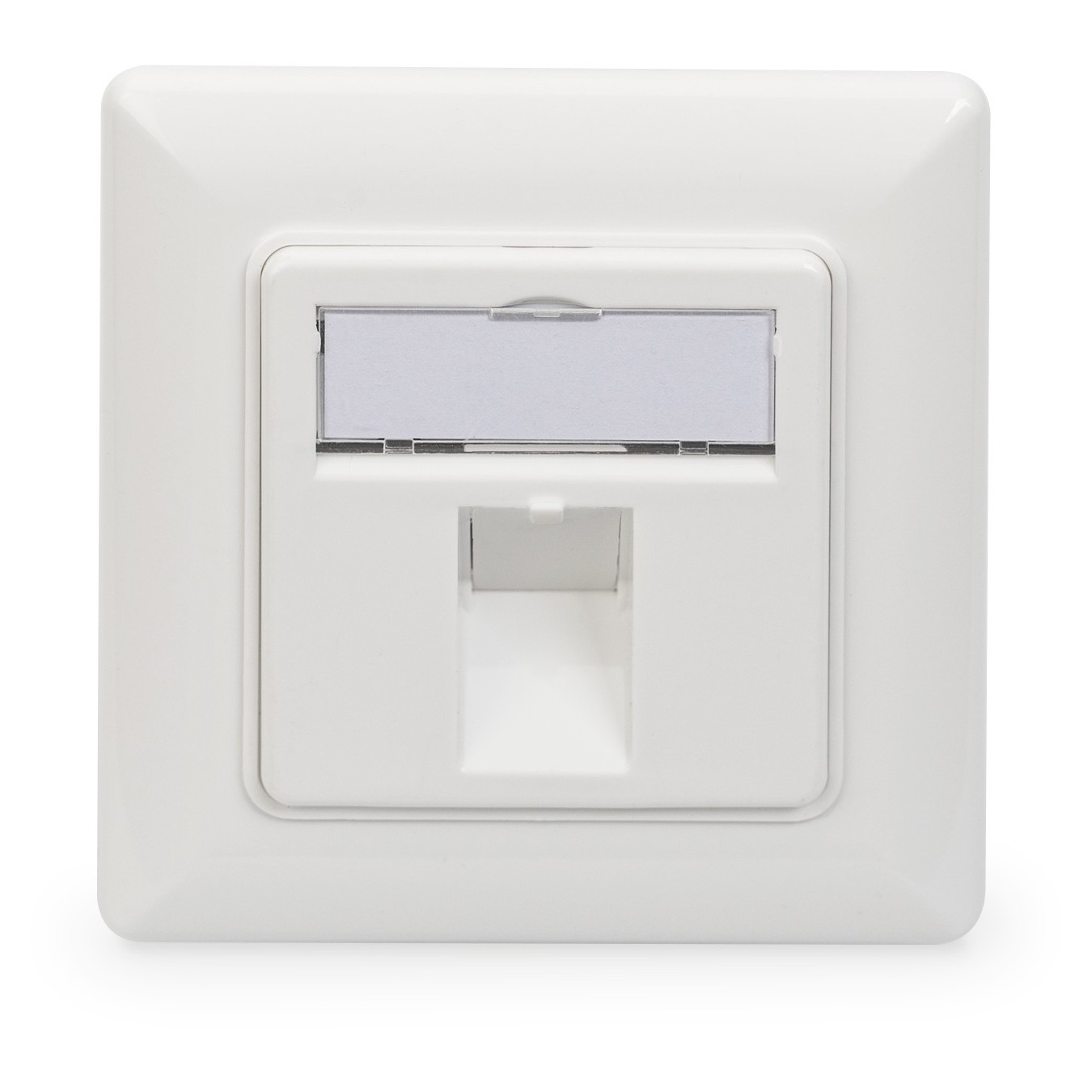 DIGITUS Leerdose Keystone Module Frame 80x80 mm + Central Piece - Blank 80x80 frame — Buy in Cyprus with Fast Delivery