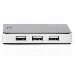 Buy DIGITUS USB-Hub 7-Port USB 2.0 - 7x USB-A Hub - Black/Silver in Cyprus, Nicosia, Limassol, Larnaka, Pafos