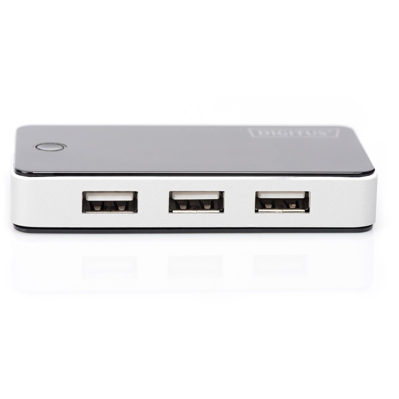 Buy DIGITUS USB-Hub 7-Port USB 2.0 - 7x USB-A Hub - Black/Silver in Cyprus, Nicosia, Limassol, Larnaka, Pafos