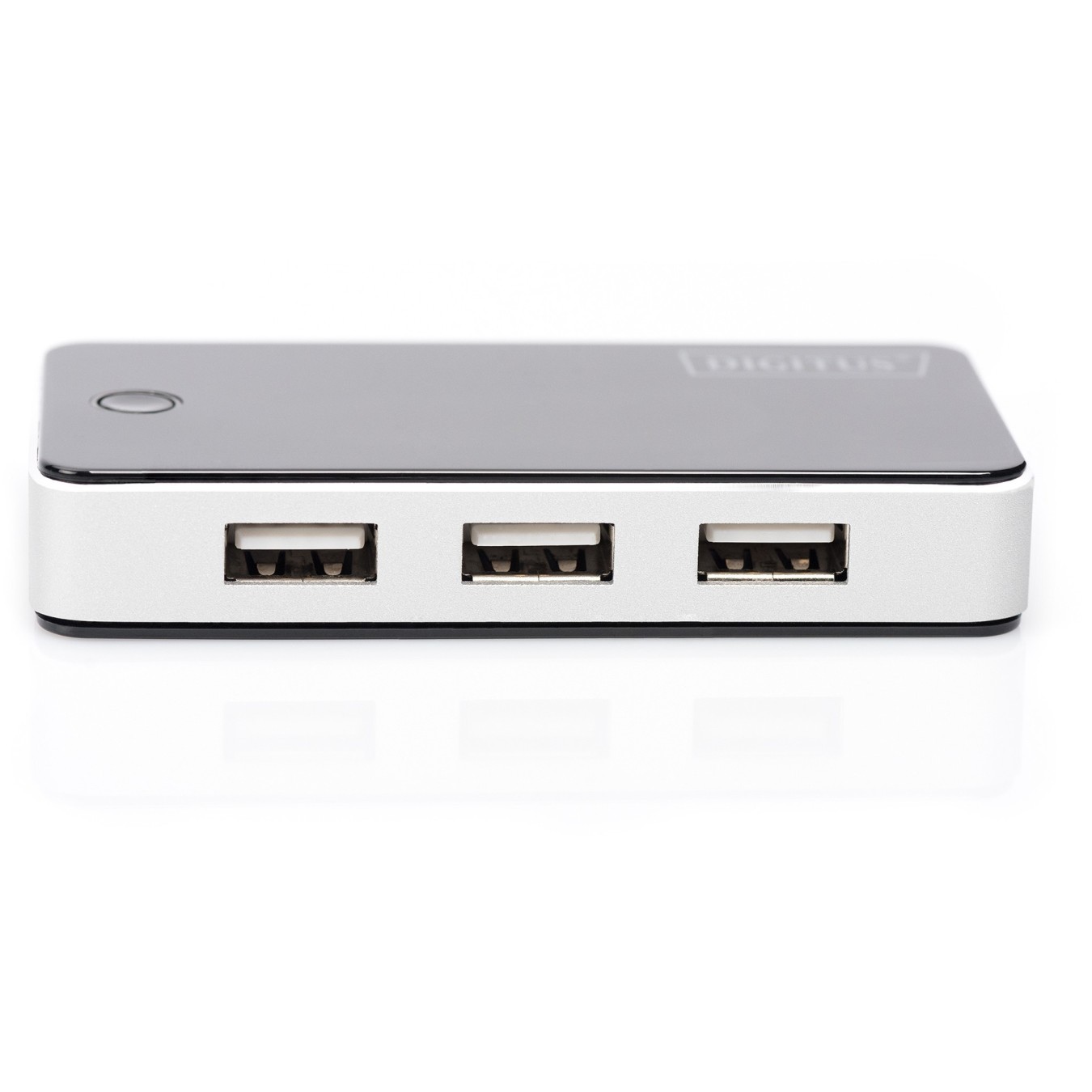 DIGITUS USB-Hub 7-Port USB 2.0 - 7x USB-A Hub - Black/Silver — Buy in Cyprus with Fast Delivery