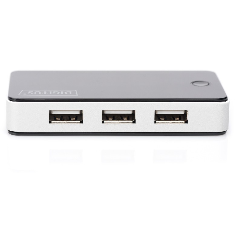 Buy DIGITUS USB-Hub 7-Port USB 2.0 - 7x USB-A Hub - Black/Silver in Cyprus, Nicosia, Limassol, Larnaka, Pafos