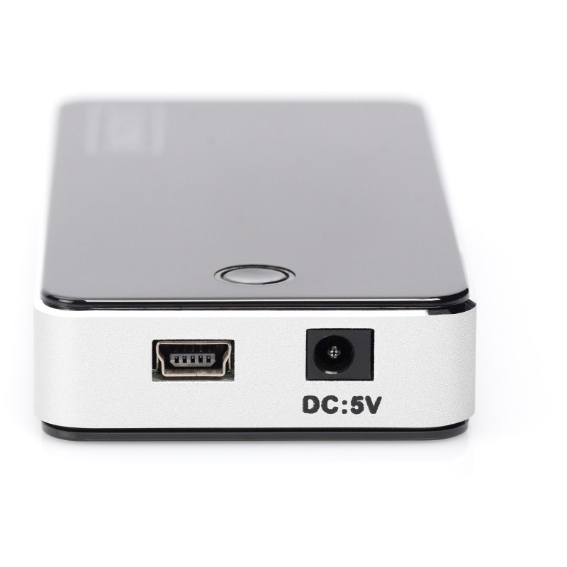 Buy DIGITUS USB-Hub 7-Port USB 2.0 - 7x USB-A Hub - Black/Silver in Cyprus, Nicosia, Limassol, Larnaka, Pafos
