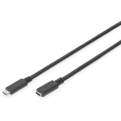 Buy DIGITUS USB 2.0 Extension Cable USB-C to USB-C 2.0m - Black in Cyprus, Nicosia, Limassol, Larnaka, Pafos