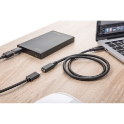 Buy DIGITUS USB 2.0 Extension Cable USB-C to USB-C 2.0m - Black in Cyprus, Nicosia, Limassol, Larnaka, Pafos