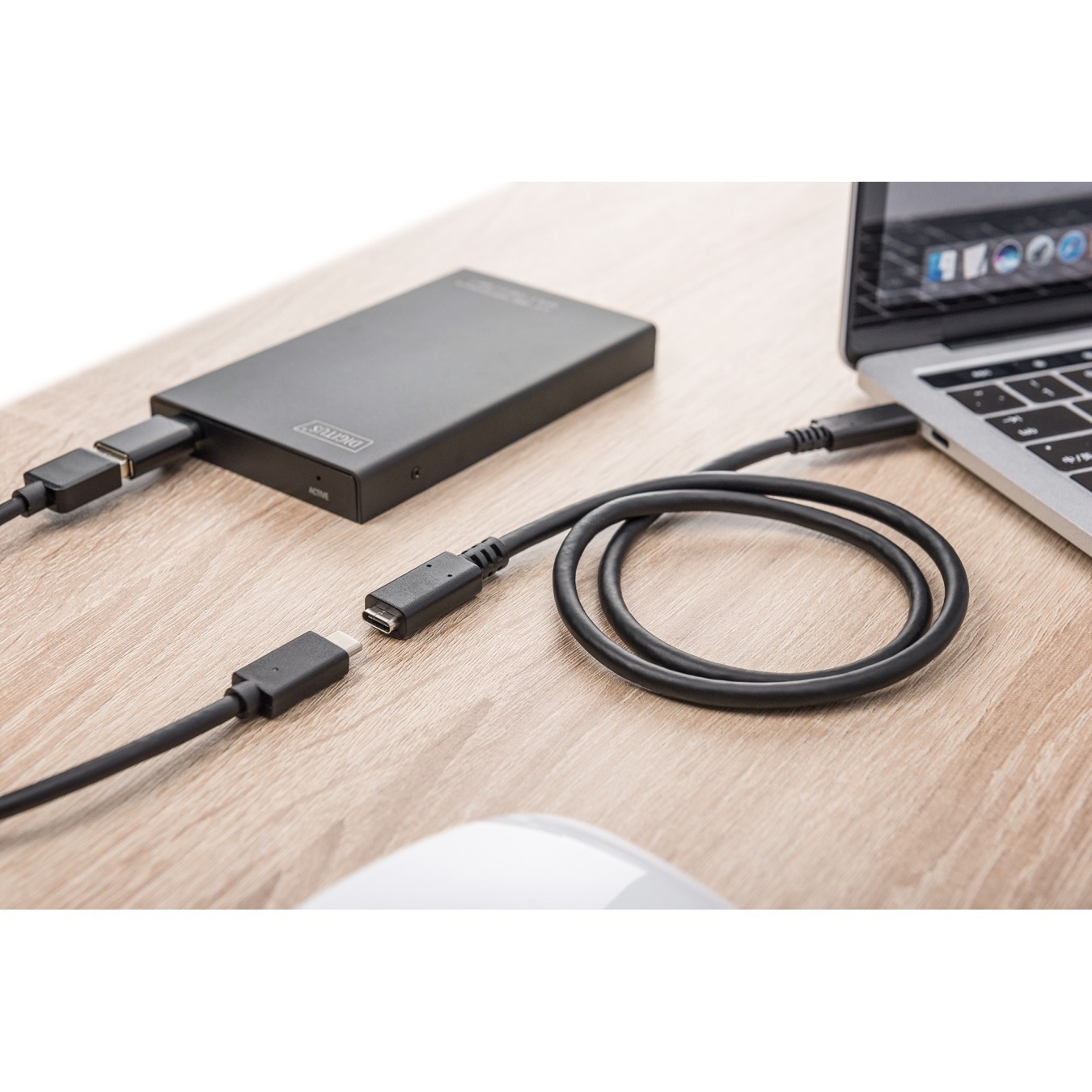 DIGITUS USB 2.0 Extension Cable USB-C to USB-C 2.0m - Black — Buy in Cyprus with Fast Delivery