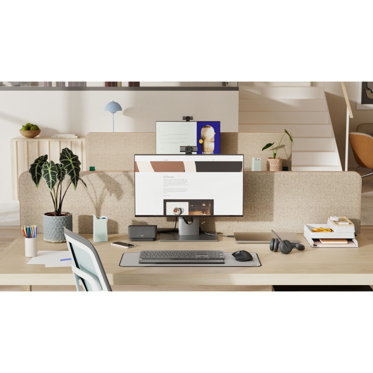 Logitech MX Brio 705 Business - 960-001530 - 4K 60fps Webcam, Autofocus, Privacy Shutter, Graphite (Boxed)