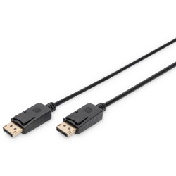 Buy DIGITUS DisplayPort Cable 2m FullHD Black in Cyprus, Nicosia, Limassol, Larnaka, Pafos