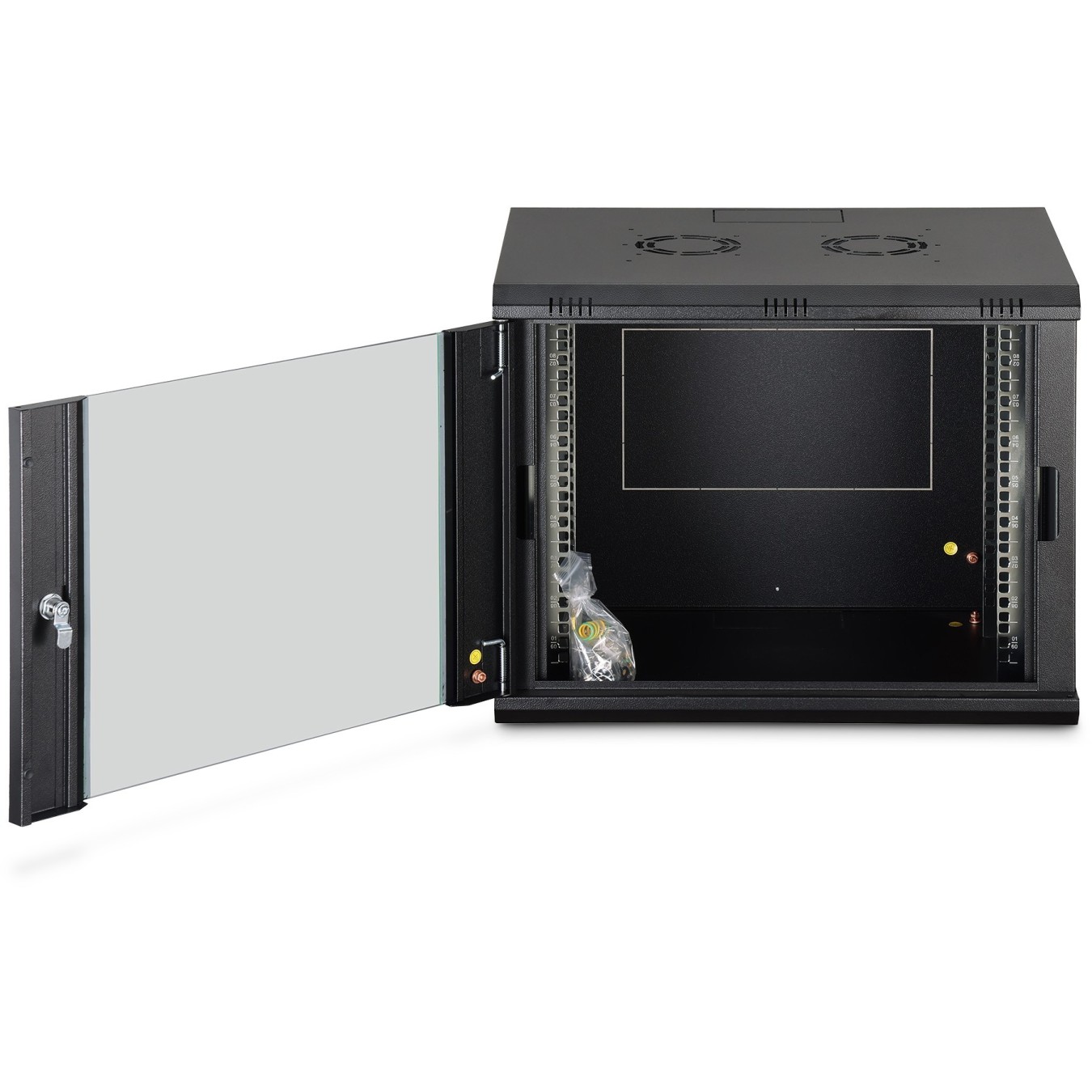 Digitus 19'' 9U Wall-Mount Cabinet 474x600x450mm - Black (RAL 9005) — Buy in Cyprus with Fast Delivery