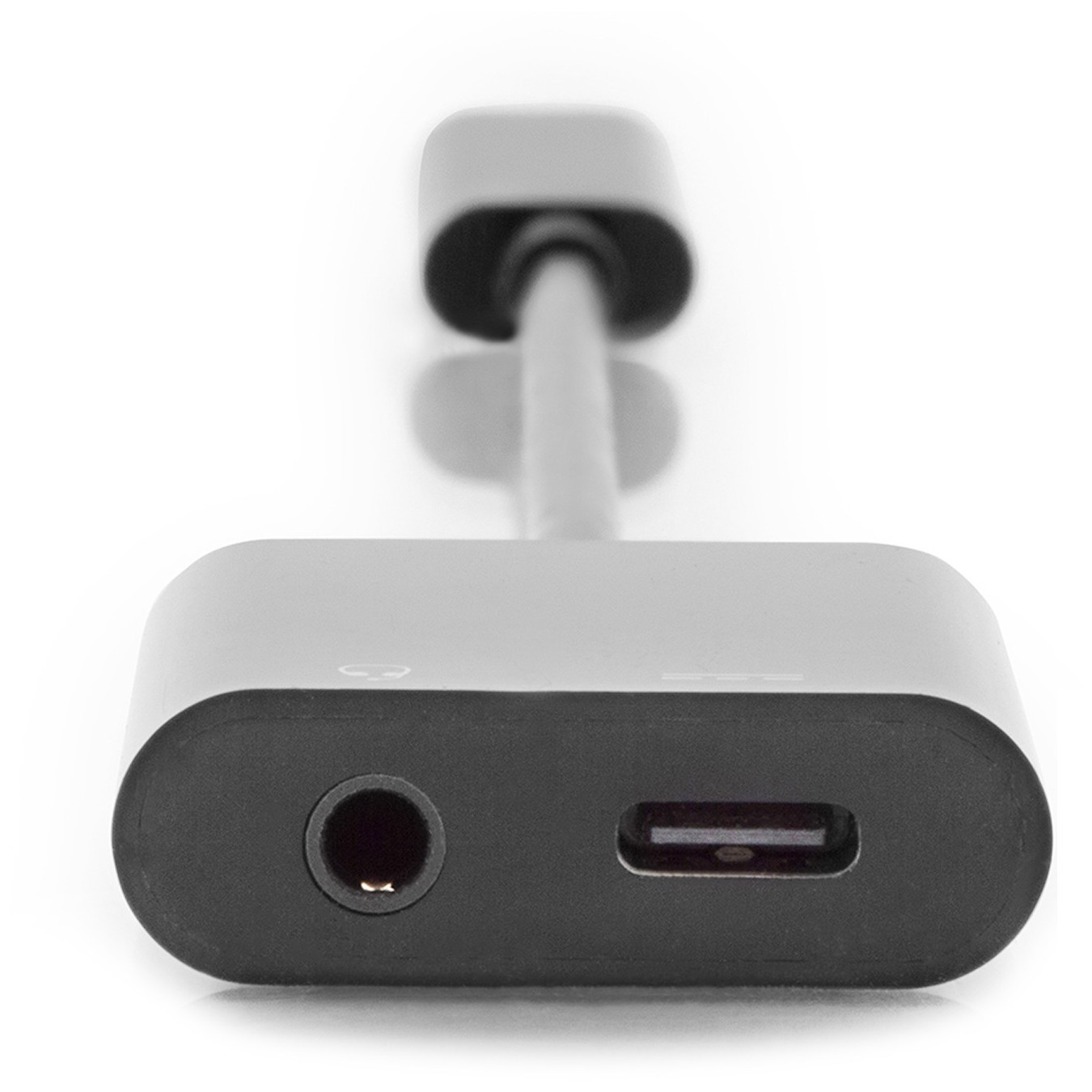 DIGITUS USB-C to USB-C + 3.5mm Audio Hub Cable 0.2m - Black — Buy in Cyprus with Fast Delivery