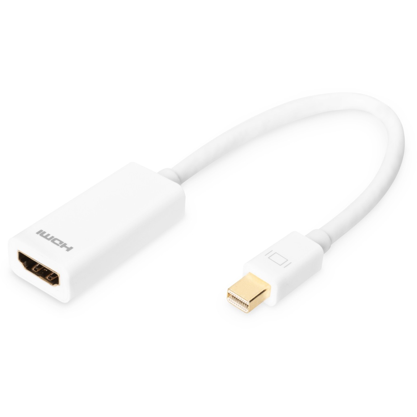 DIGITUS DisplayPort Adapter Mini DP to HDMI A - Compact, Plug-and-Play — Buy in Cyprus with Fast Delivery