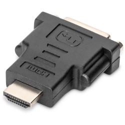 Buy DIGITUS HDMI Adapter HDMI Type A to DVI-I (24+5) - Black, Polybag in Cyprus, Nicosia, Limassol, Larnaka, Pafos