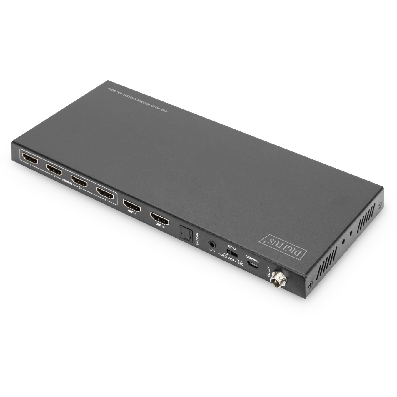 DIGITUS 4x2 HDMI Matrix Switch - 4K 60Hz — Buy in Cyprus with Fast Delivery