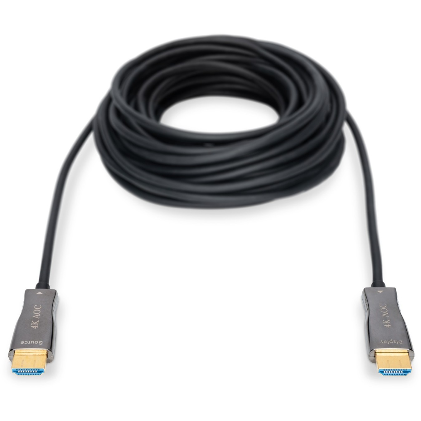 DIGITUS HDMI AOC Hybrid Fiber Optic Cable - Black, 10 m, HDMI 2.0b, 4K UHD — Buy in Cyprus with Fast Delivery