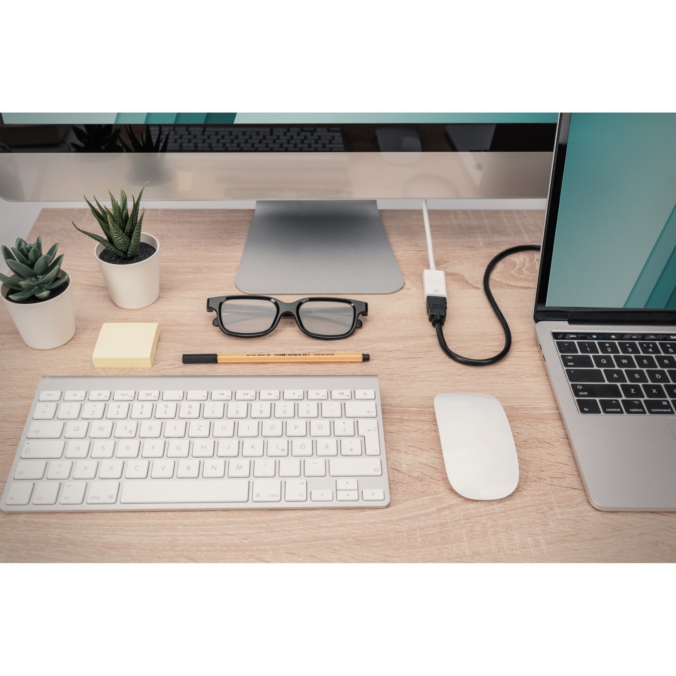 DIGITUS Active Mini DisplayPort to HDMI Adapter - 0.2 m - White — Buy in Cyprus with Fast Delivery