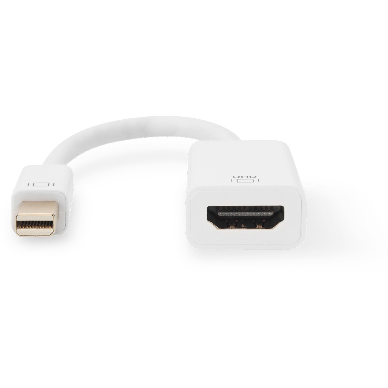 DIGITUS Active Mini DisplayPort to HDMI Adapter - 0.2 m - White — Buy in Cyprus with Fast Delivery
