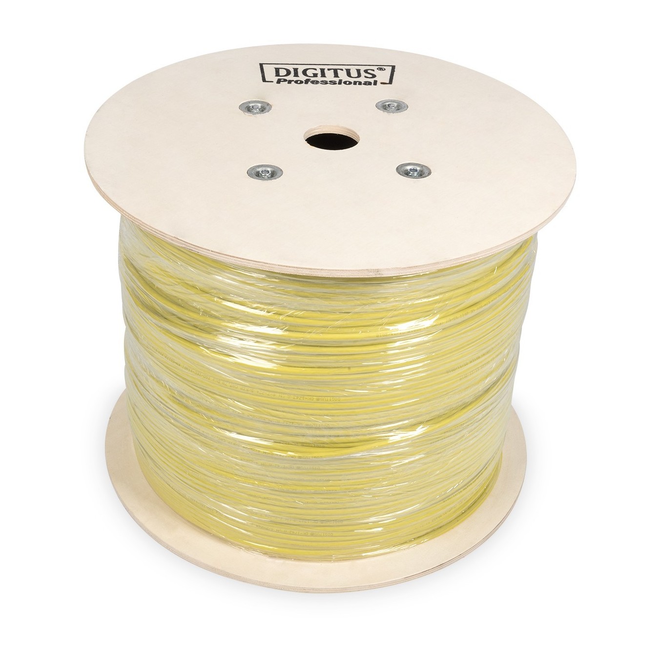 DIGITUS Instal-kab Cat7a S/FTP twisted-pair Ethernet Cable - Yellow, 500 m, AWG22 — Buy in Cyprus with Fast Delivery