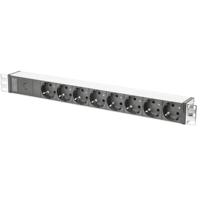 Buy DIGITUS Steckerleiste 8fach Alu 2m Zuleitung IEC - (Aluminum housing, 8 outl... in Cyprus, Nicosia, Limassol, Larnaka, Pafos