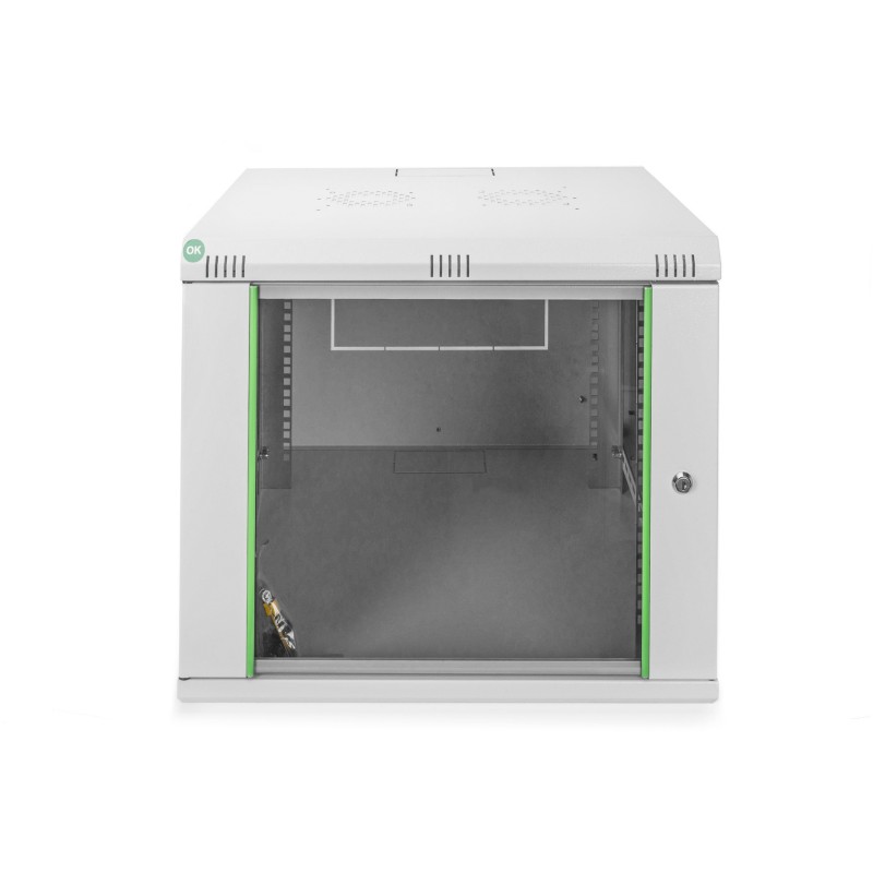 Buy Digitus Wall-Mount Cabinet 19" - 9U, 478x600x600mm - Grey RAL 7035 in Cyprus, Nicosia, Limassol, Larnaka, Pafos