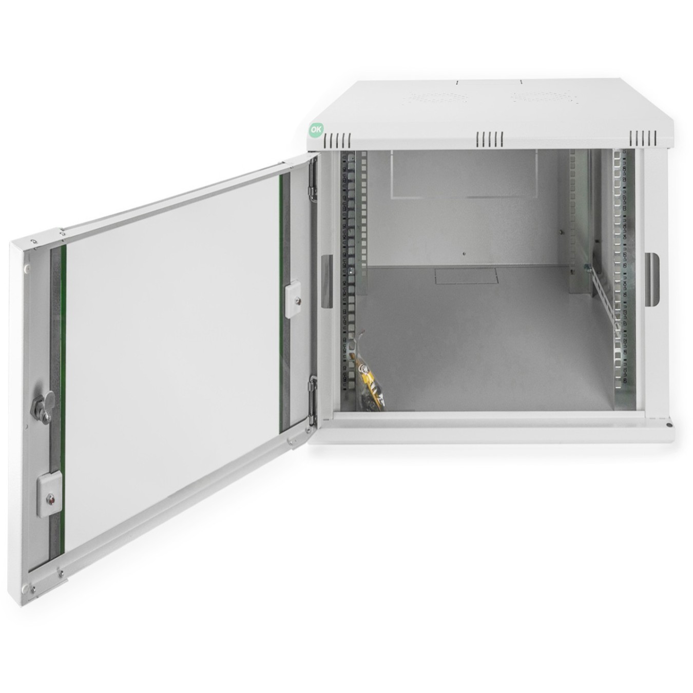 Digitus Wall-Mount Cabinet 19" - 9U, 478x600x600mm - Grey RAL 7035 — Buy in Cyprus with Fast Delivery