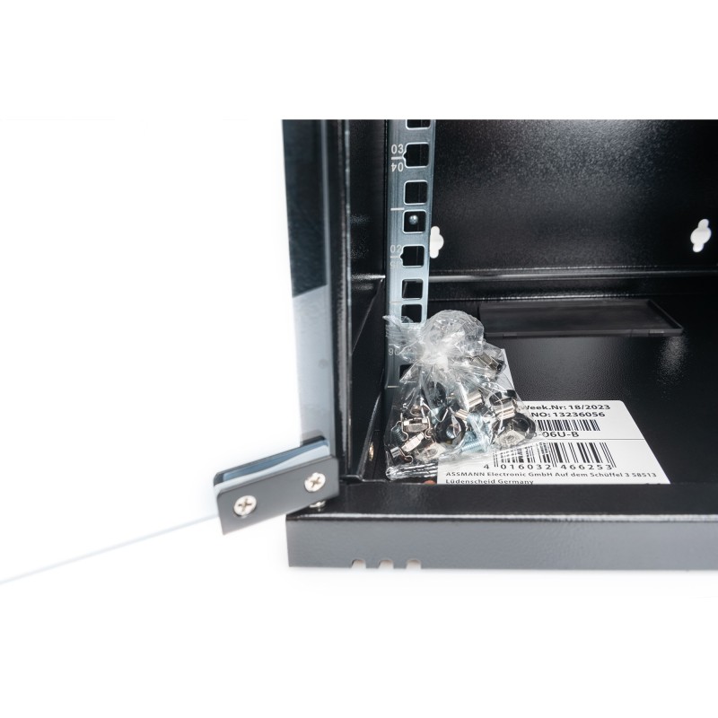 Buy DIGITUS Wall-Mounted Rack Enclosure - 6U, 312x300 mm, Black in Cyprus, Nicosia, Limassol, Larnaka, Pafos