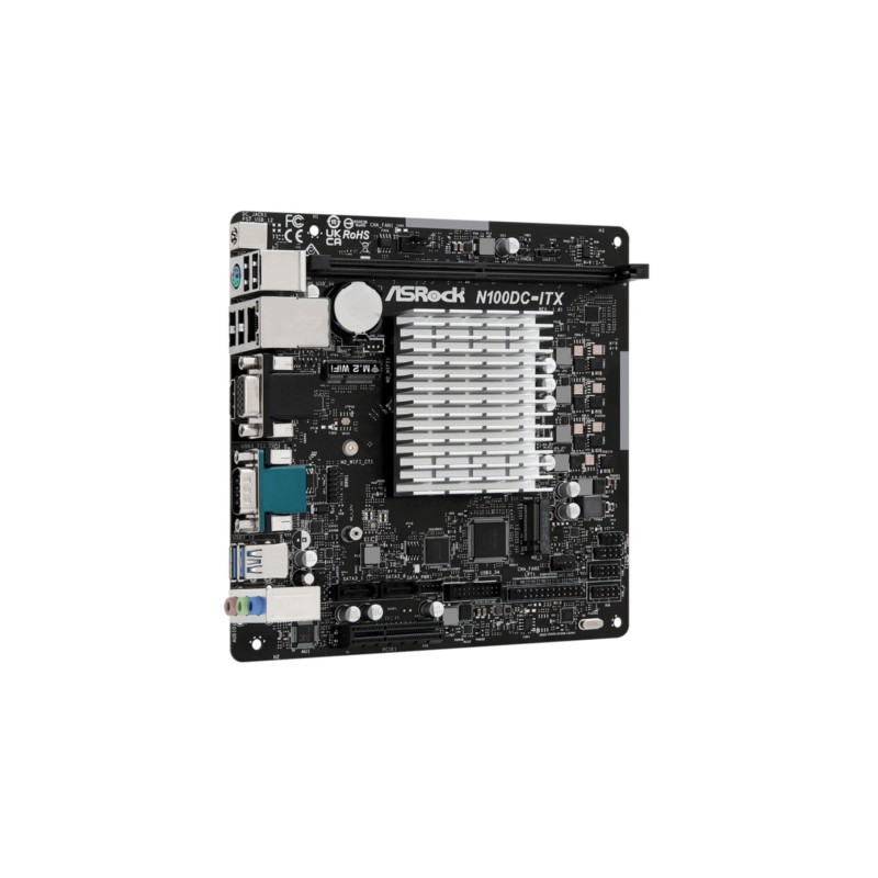 Buy ASRock N100DC-ITX - N100 Onboard Mini-ITX - Fanless, DC-In 19V, 4 E-cores up... in Cyprus, Nicosia, Limassol, Larnaka, Pafos