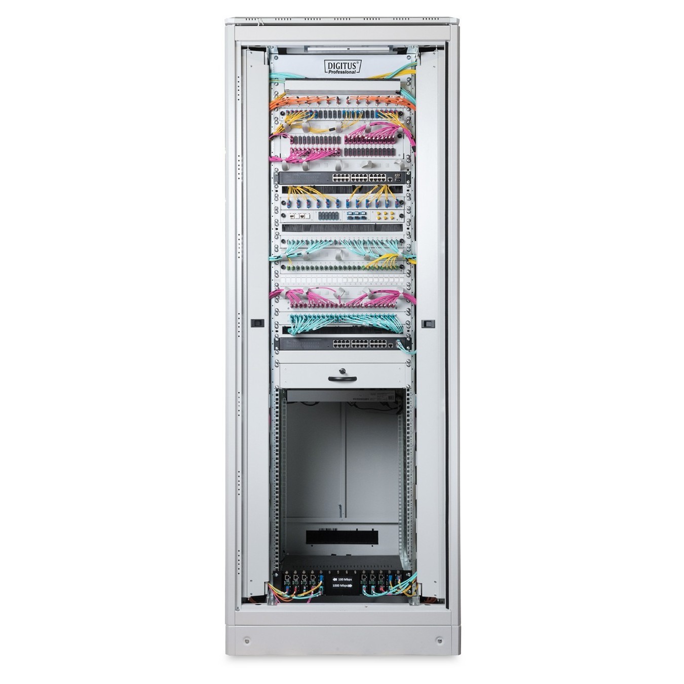 DIGITUS Network Rack Unique 36U 1787x800x800 mm Gray - Floor Standing — Buy in Cyprus with Fast Delivery